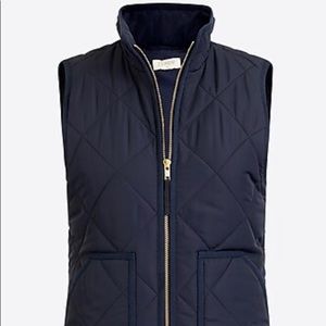 J Crew Quilted puffer vest